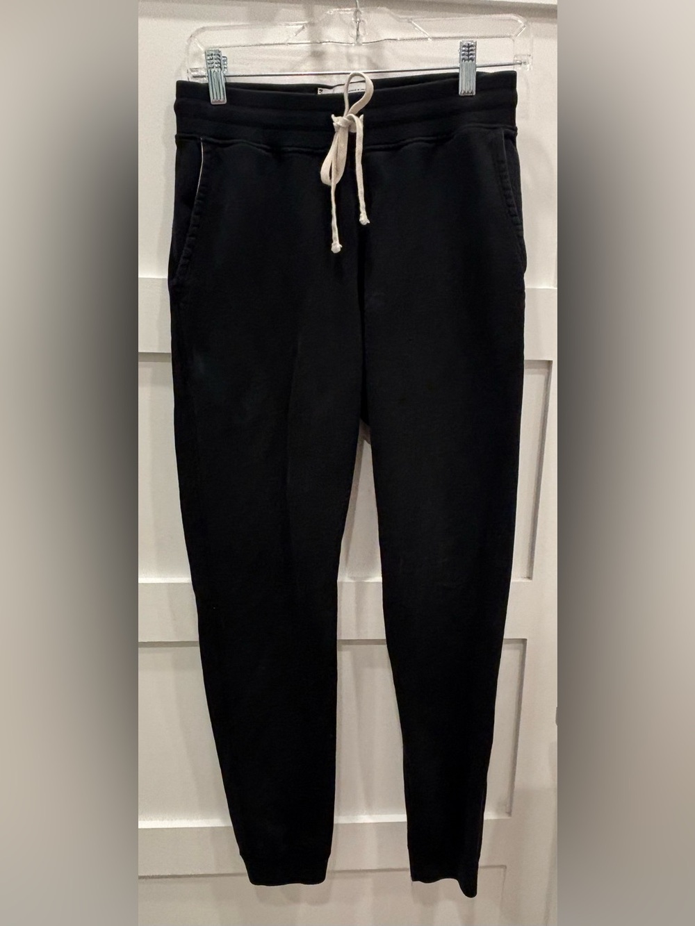 Reigning Champ Black Jogger Sweatpants with Contrast Drawstring